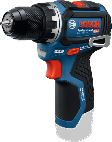 Bosch GSR 12V-32 Professional Nøglefri 700 g