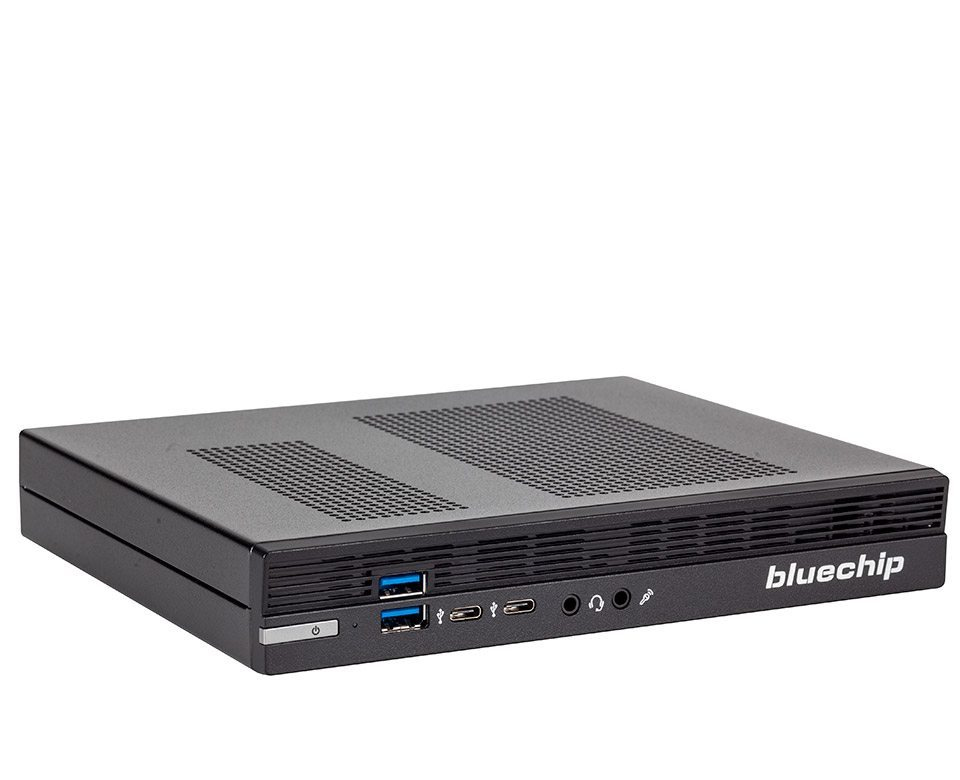 bluechip BUSINESSline S3160 Intel® Core™ i5 i5-14400 8 GB DDR5-SDRAM 500 GB SSD Windows 11 Pro Mini PC Sort