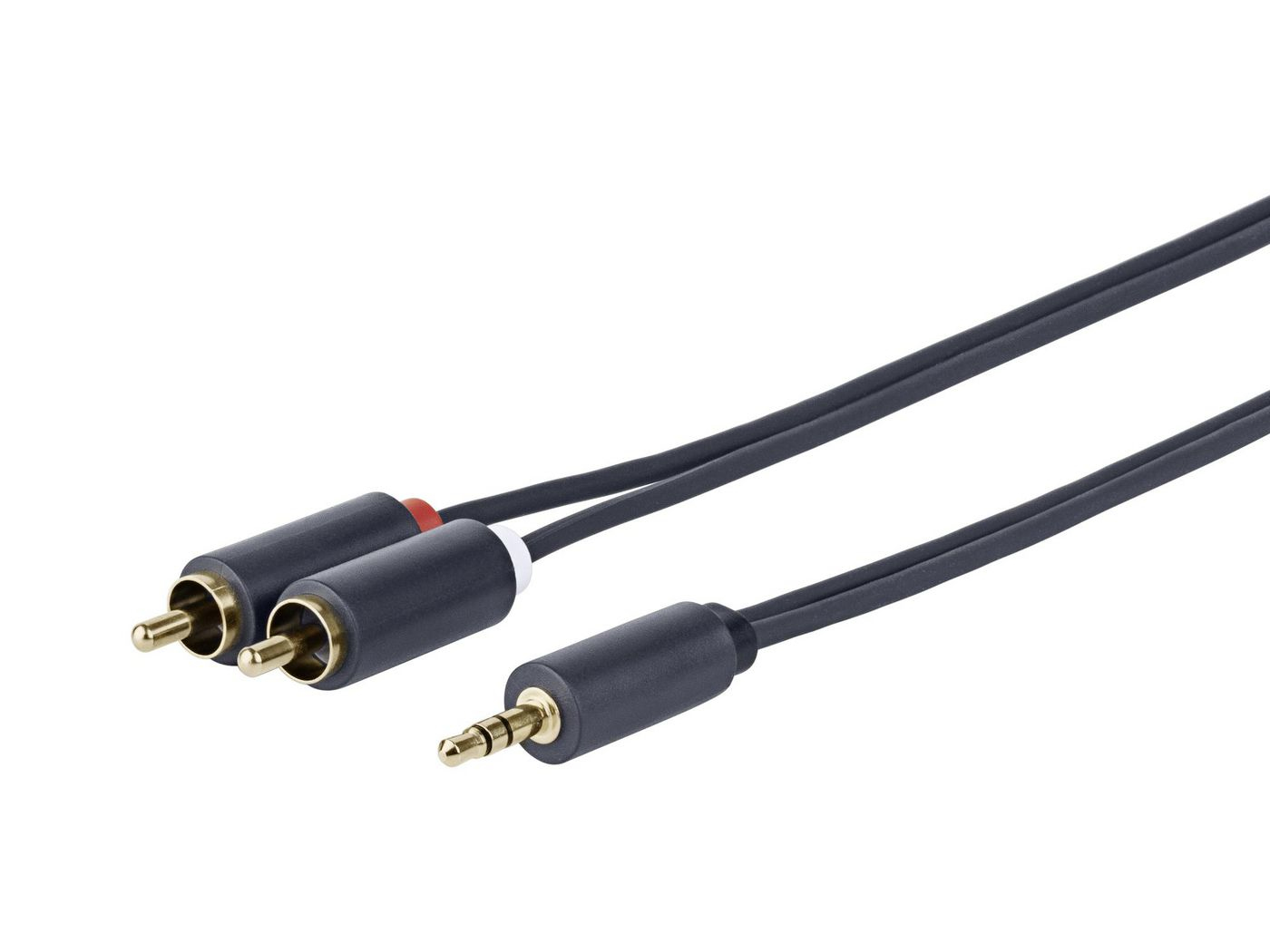 Vivolink PROMJRCA12 lydkabel 12 m 3.5mm 2 x RCA Sort