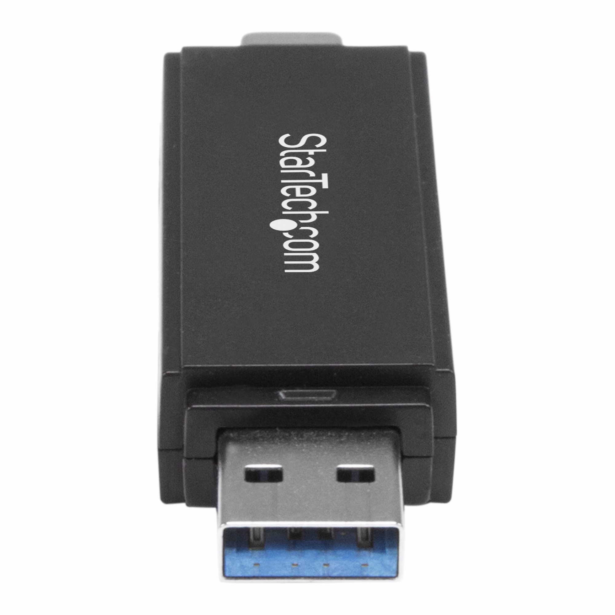 StarTech.com SDMSDRWU3AC kortlæser USB 3.2 Gen 1 (3.1 Gen 1) Type-A/Type-C Sort
