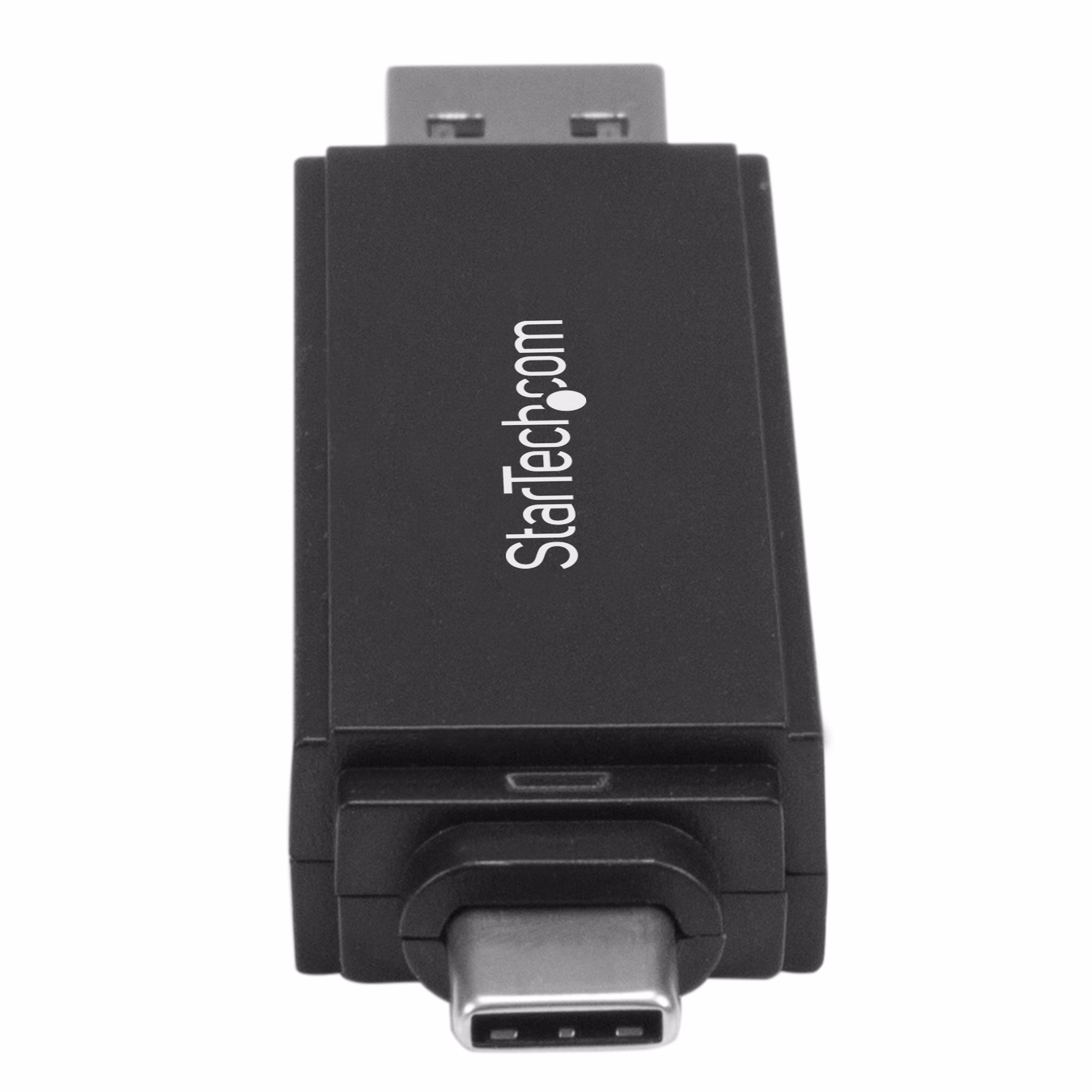 StarTech.com SDMSDRWU3AC kortlæser USB 3.2 Gen 1 (3.1 Gen 1) Type-A/Type-C Sort