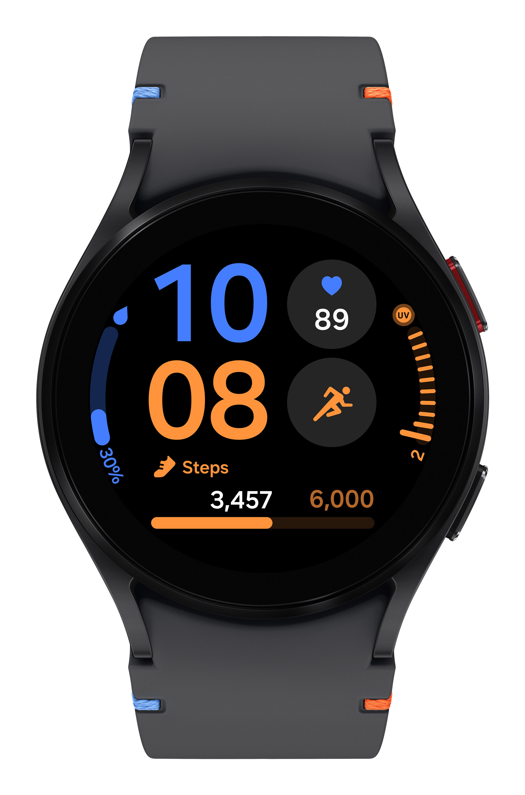 Samsung Galaxy Watch FE 3,05 cm (1.2") AMOLED 40 mm Digital 396 x 396 pixel Berøringsskærm Sort Wi-Fi GPS (satellit)