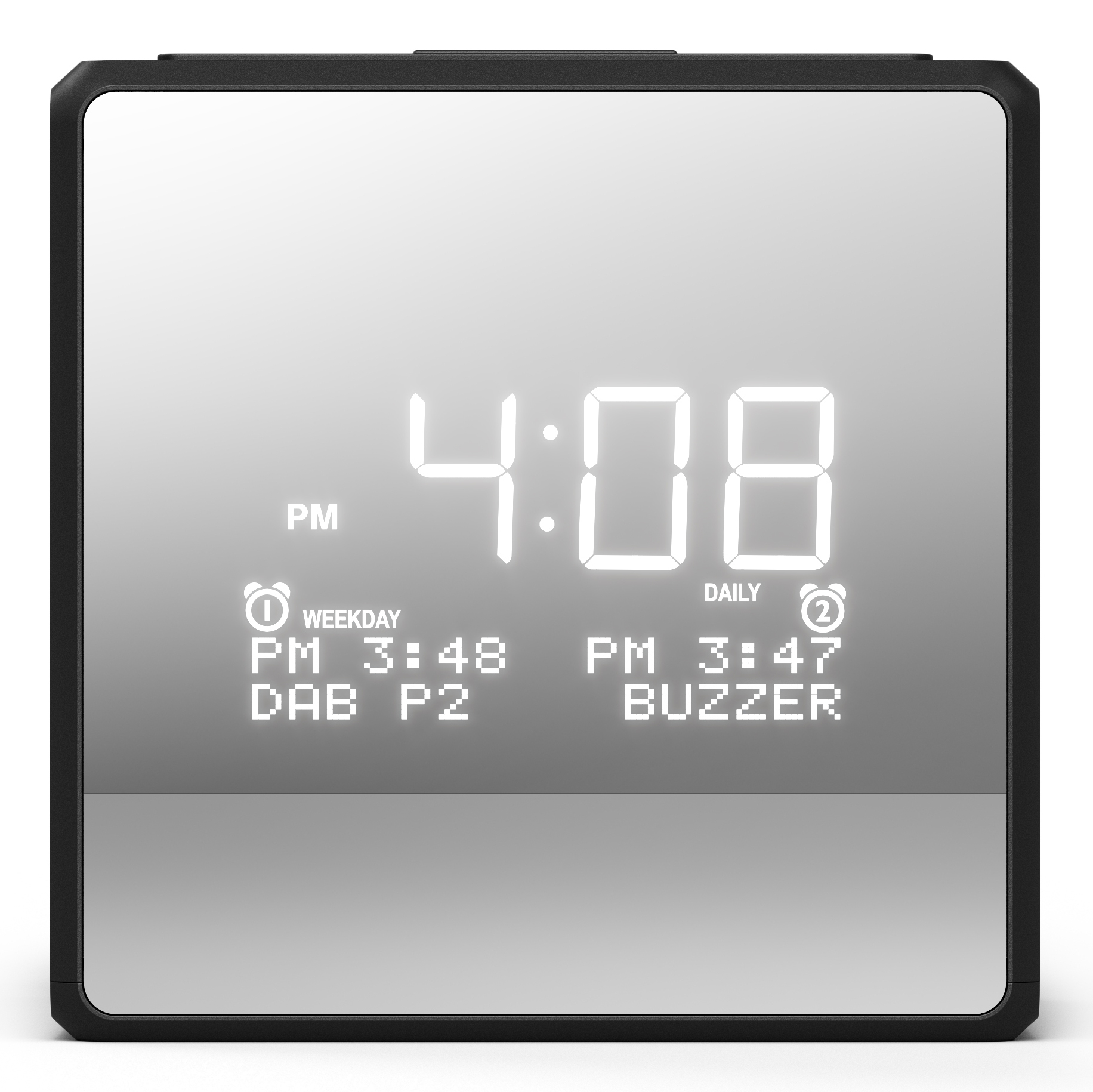 Philips TAR4600/10 vækkeur Digital alarmur Sort