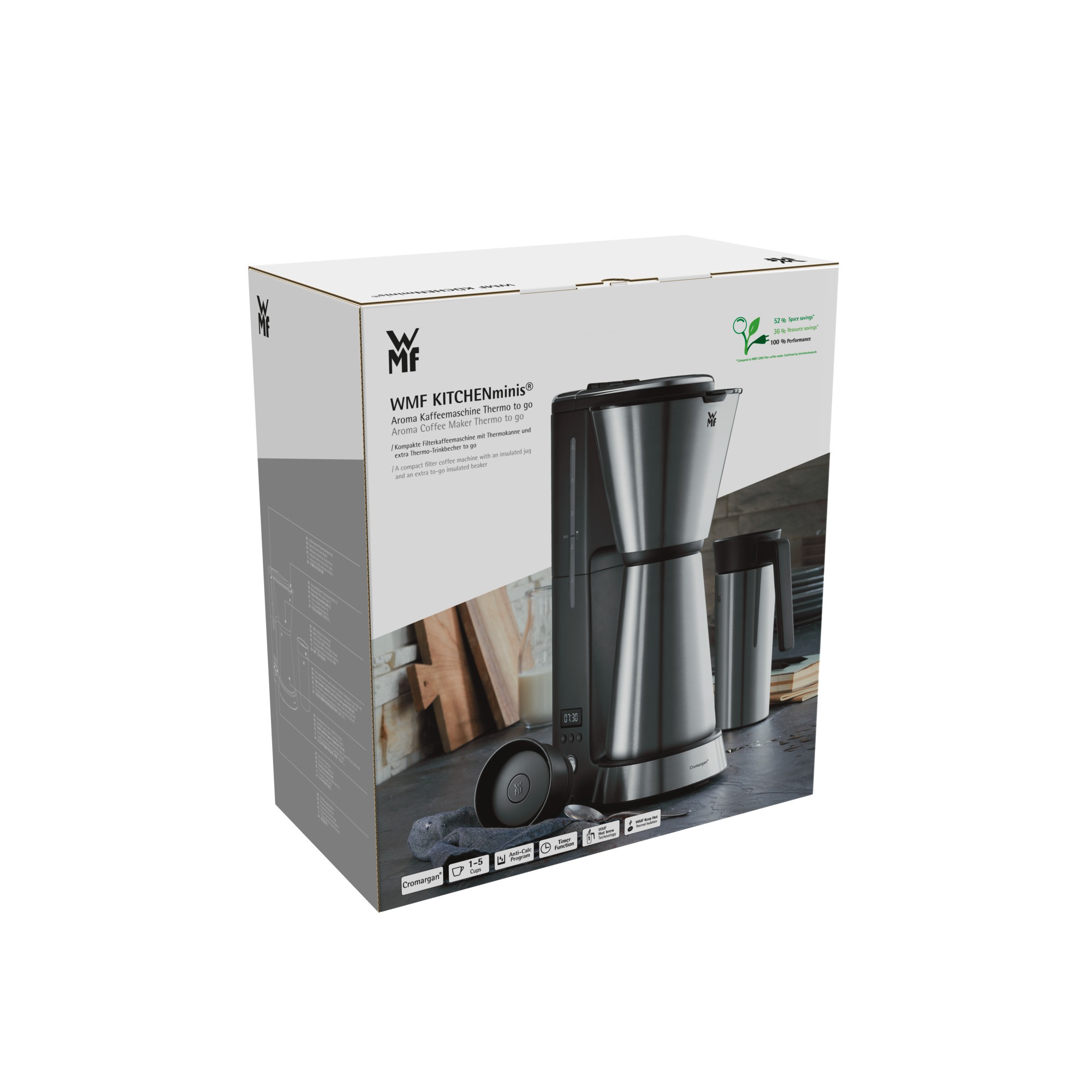 WMF KITCHENminis 0412260011 Semi-auto Filter kaffemaskine 0,625 L