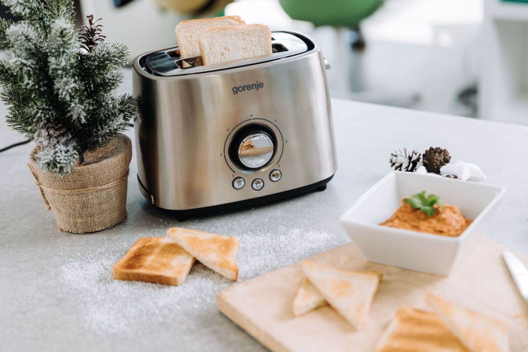 Gorenje T1000E 7 2 skive(r) 1000 W Rustfrit stål