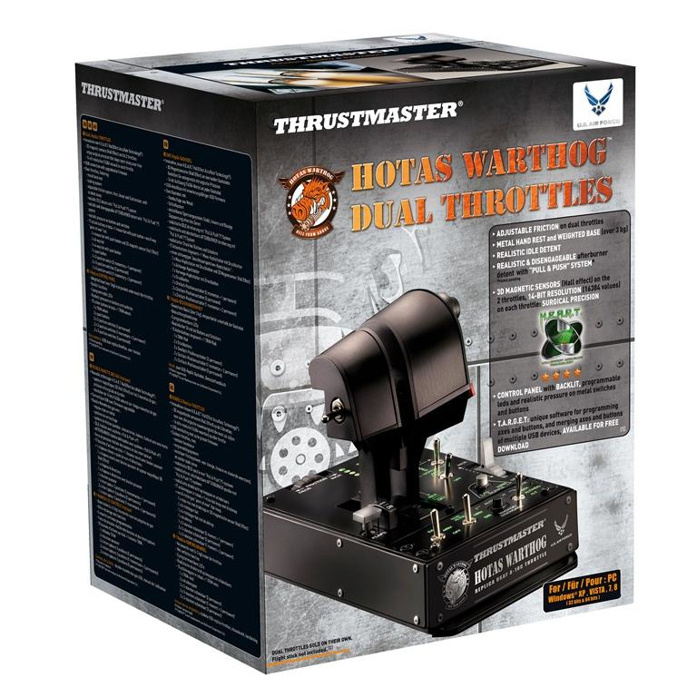 Thrustmaster HOTAS Warthog Dual Throttles Sort USB Flysimulator PC