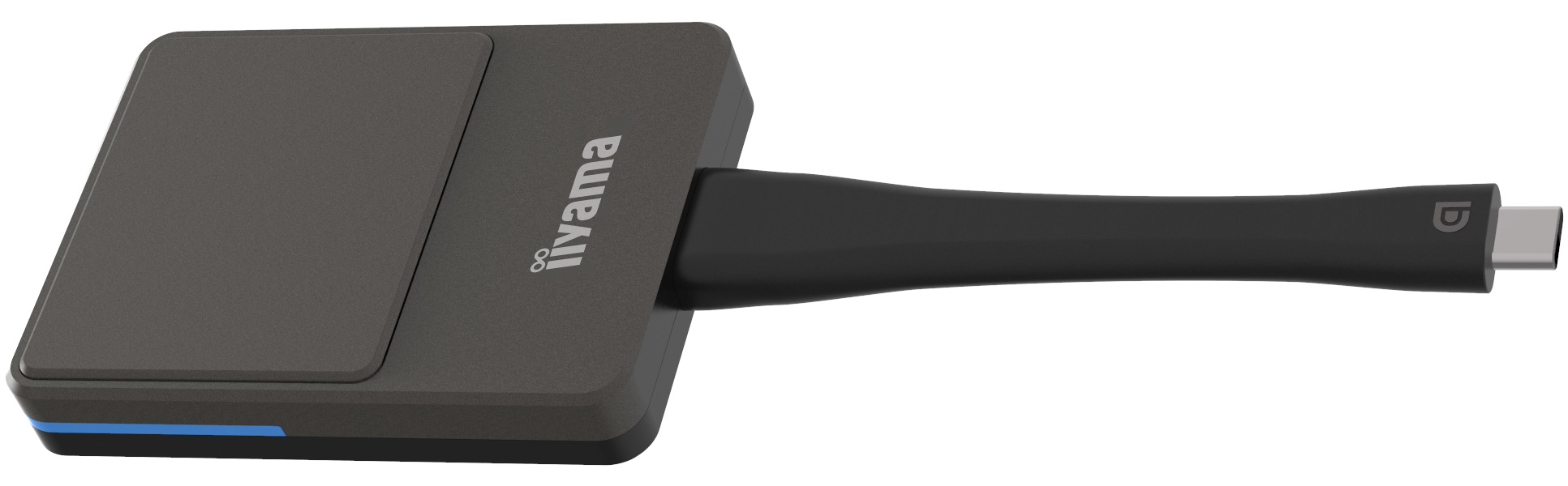 iiyama WP D002C Smart TV dongel USB 4K Ultra HD Sort, Sølv