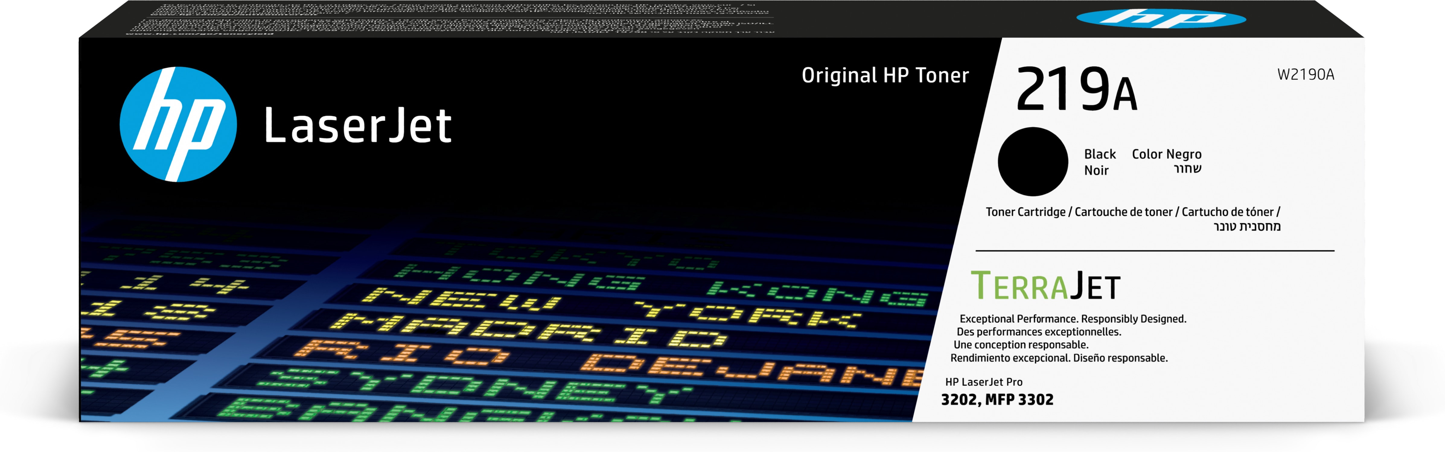 HP 219A original LaserJet-tonerpatron, sort
