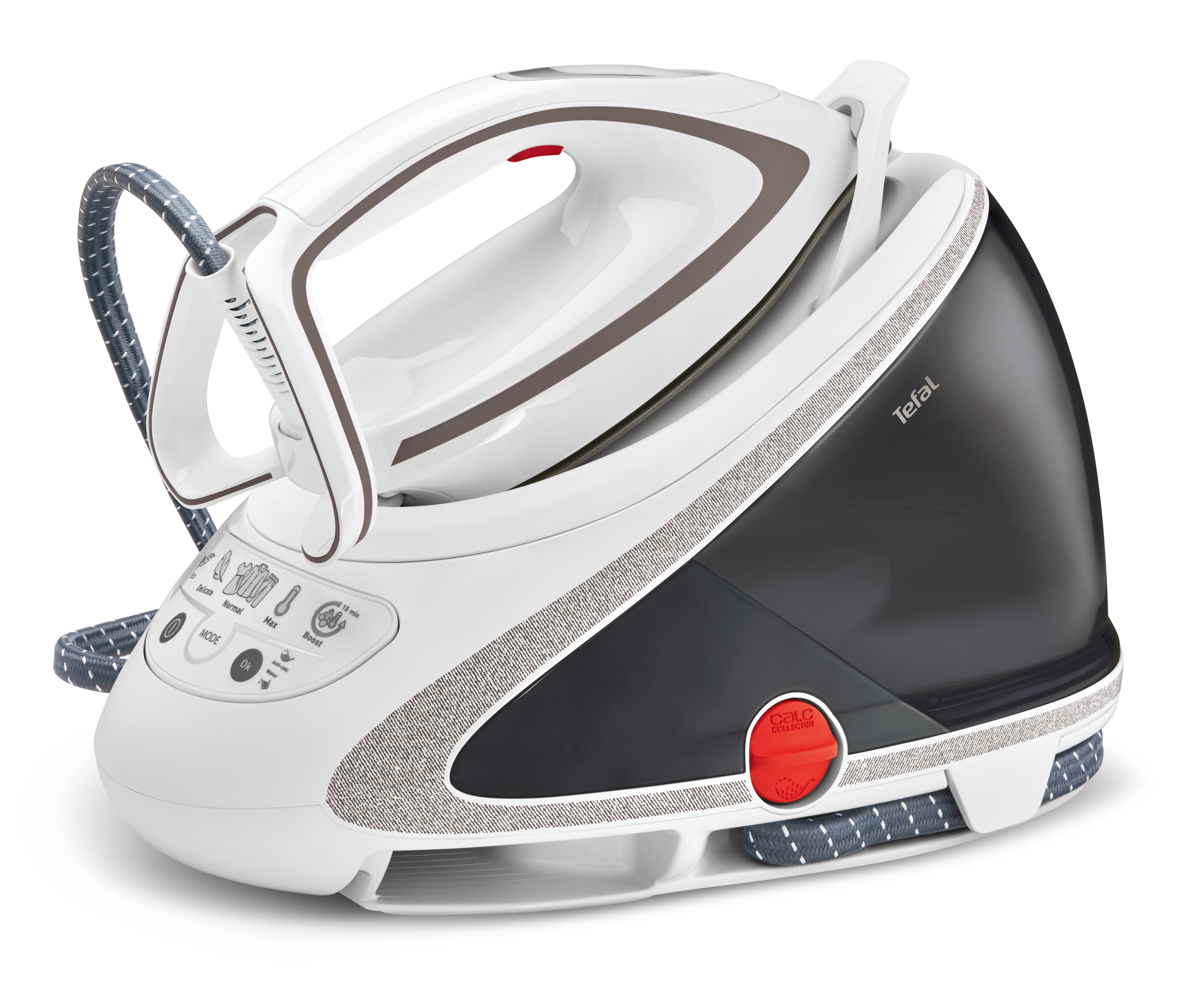 Tefal Pro Express Ultimate Care GV9567 2600 W 1,9 L Durilium AirGlide Autoclean soleplate Hvid, Grå