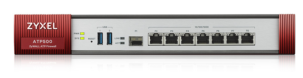 Zyxel ATP500 firewall (hardware) Desktop 2,6 Gbit/sek.