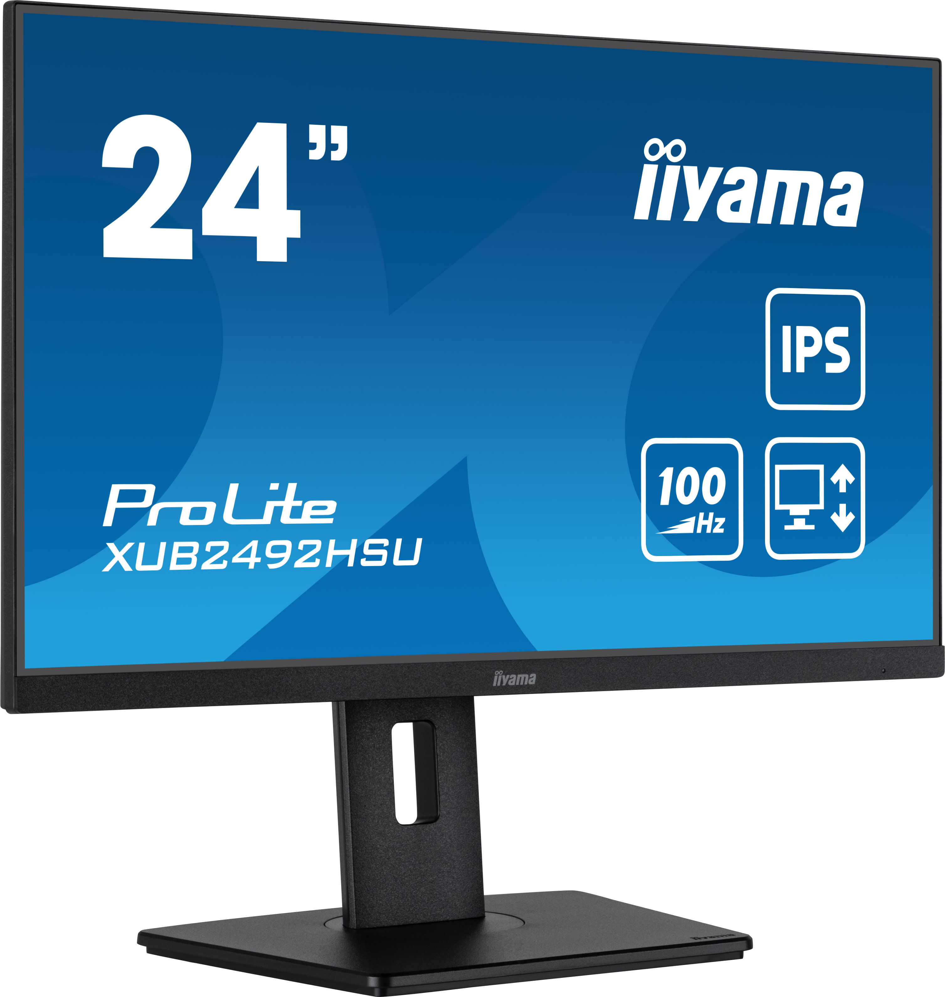 iiyama XUB2492HSU-B6 computerskærm 60,5 cm (23.8") 1920 x 1080 pixel Fuld HD LED Sort