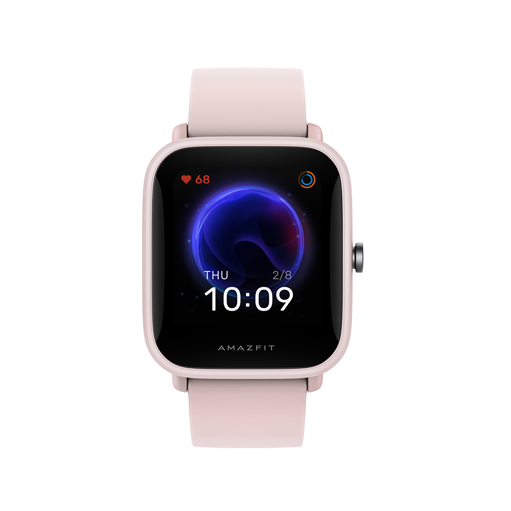 Amazfit Bip U Pro 3,63 cm (1.43") LCD 40 mm Digital 302 x 320 pixel Berøringsskærm Lyserød GPS (satellit)