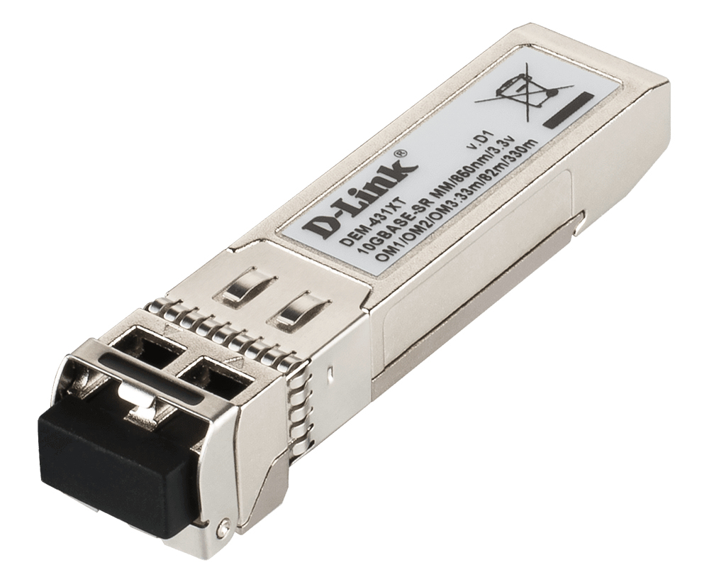 D-Link DEM-431XT modul til netværksmodtager Fiberoptisk 10000 Mbit/s SFP+