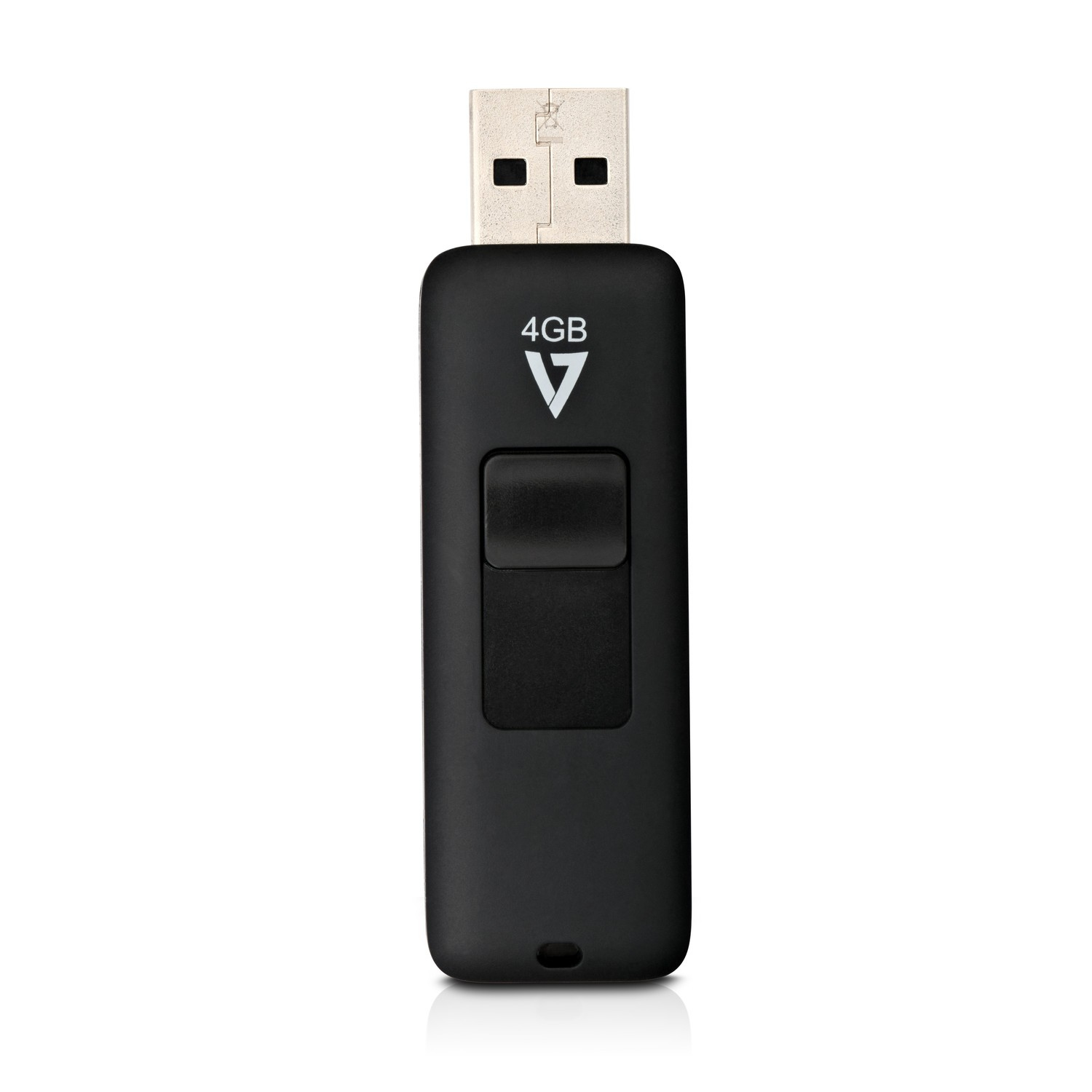 V7 VF24GAR-3E USB-nøgle 4 GB USB Type-A 2.0 Sort