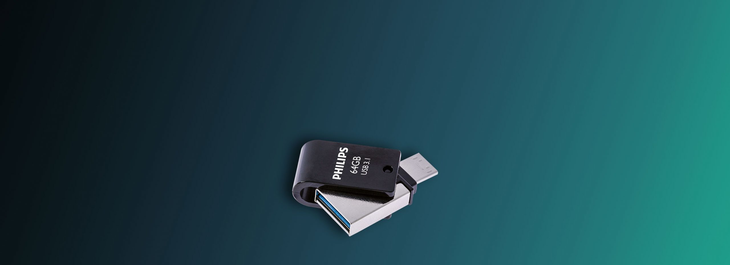 Philips FM64DC152B/00 USB-nøgle 64 GB USB Type-C 3.2 Gen 1 (3.1 Gen 1) Sort