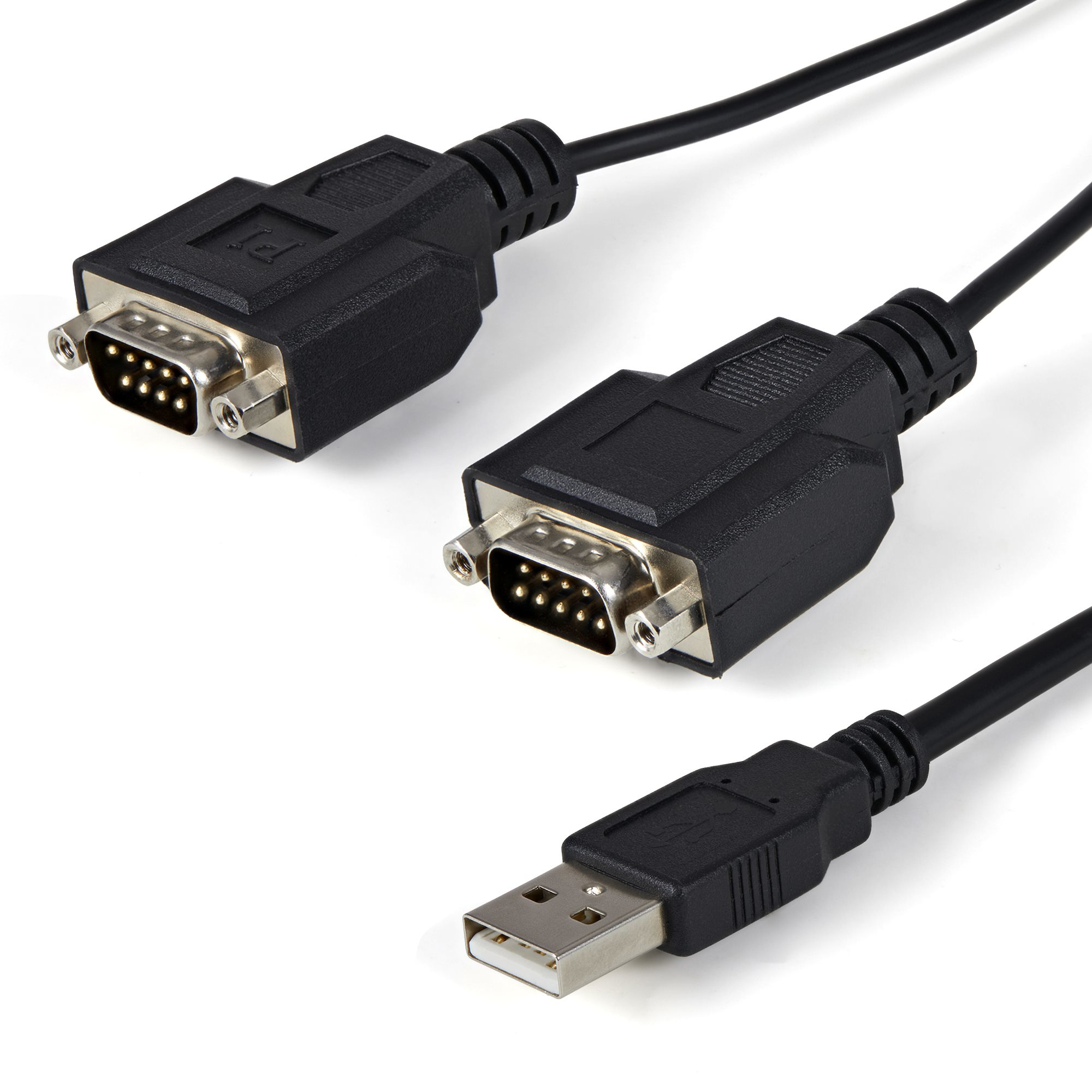 StarTech.com ICUSB2322F serielkabel Sort 2,1 m USB 2.0 A 2 x DB-9