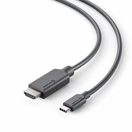 ALOGIC EL2UCHD-01 videokabel adapter 1 m USB Type-C HDMI Sort