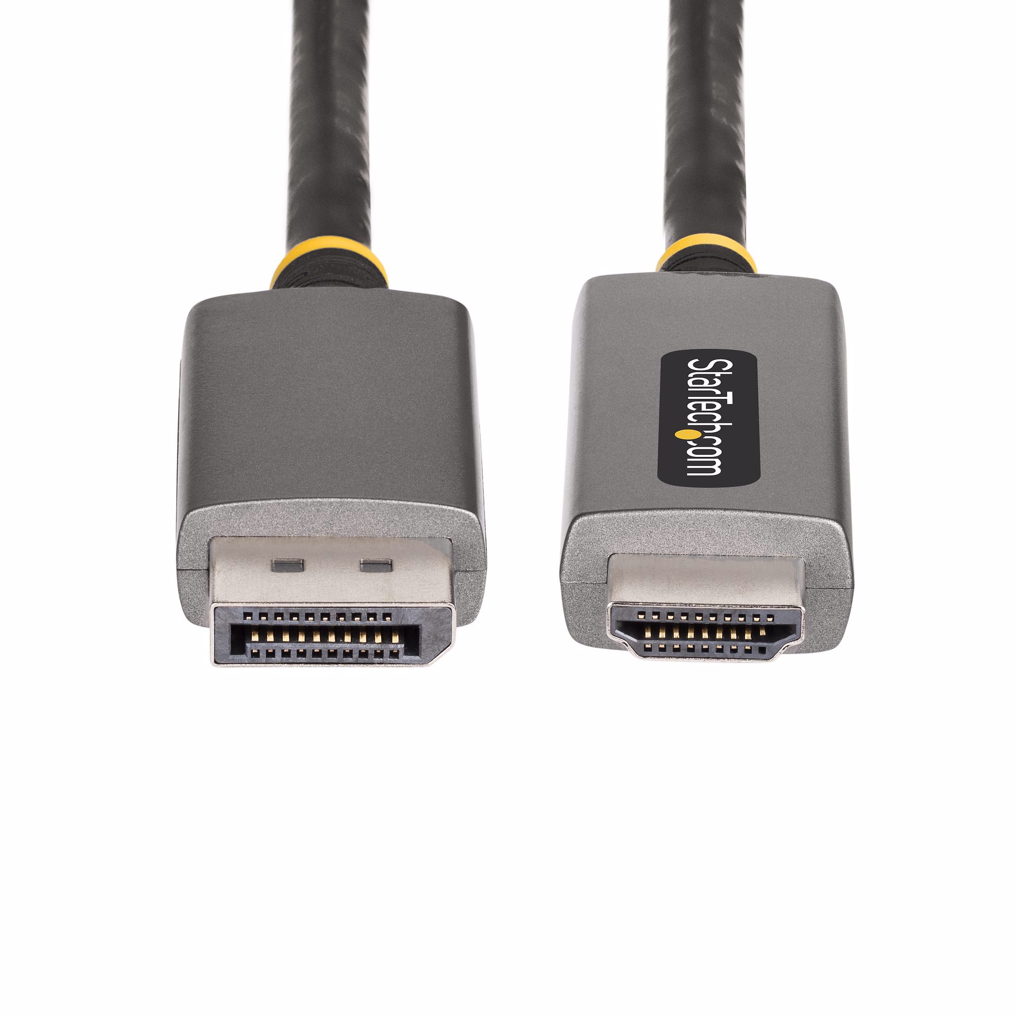 StarTech.com 133DISPLAYPORTHDMI21 videokabel adapter 2 m DisplayPort HDMI Sort, Sølv