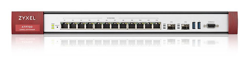 Zyxel ATP700 firewall (hardware) 1U 6 Gbit/sek.
