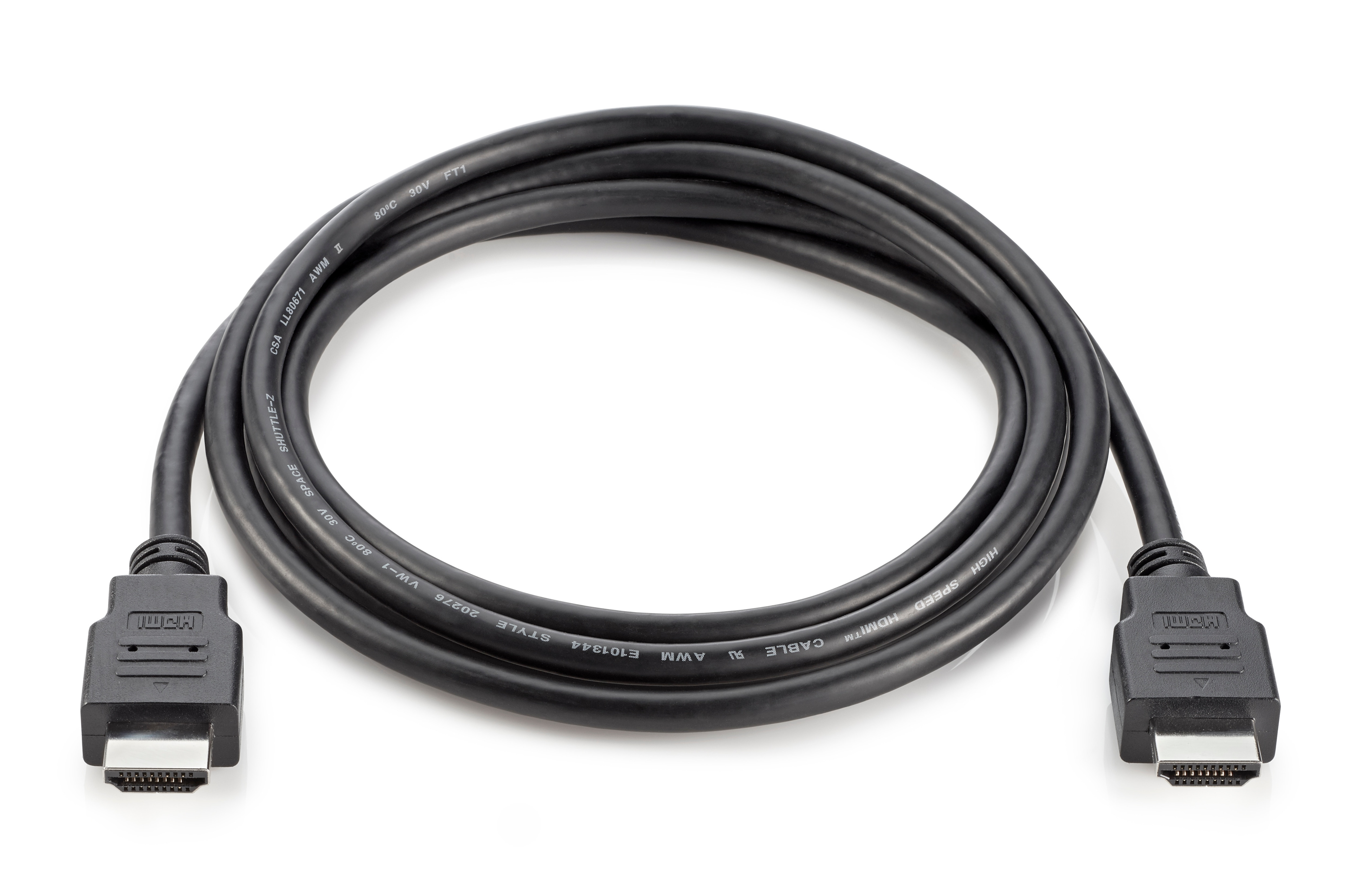 HP HDMI Standard Cable 1,8 m HDMI Type A (Standard) Sort