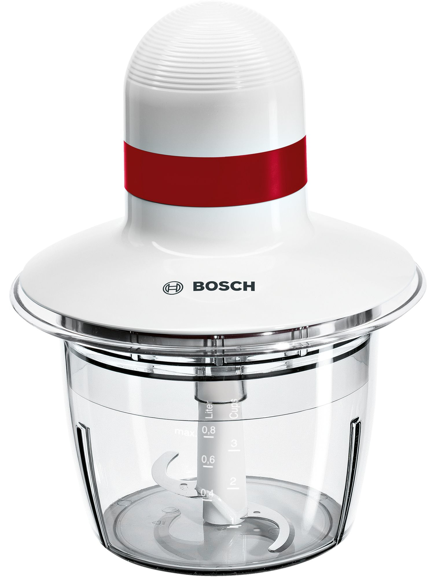 Bosch MMRP1000 blender 0,8 L 400 W Rød, Transparent, Hvid