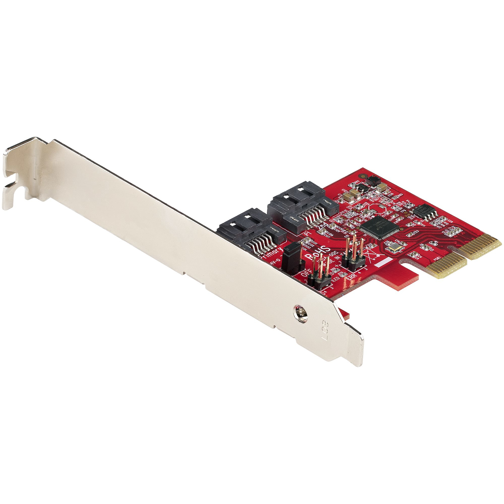 StarTech.com 2P6GR-PCIE-SATA-CARD interface-kort/adapter Intern