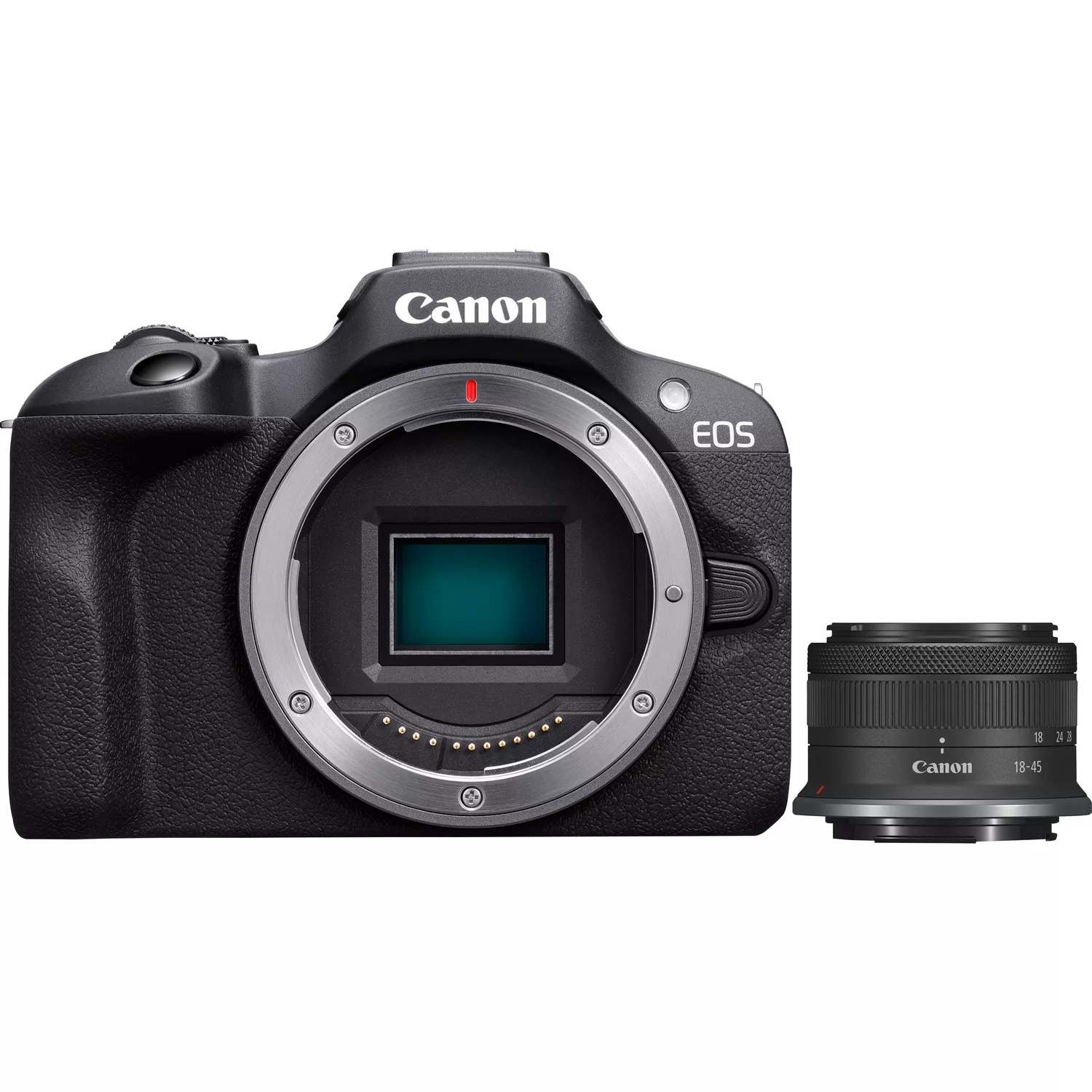 Canon EOS R100 + RF-S 18-45mm F4.5-6.3 IS STM Kit MILC 24,1 MP CMOS 6000 x 4000 pixel Sort