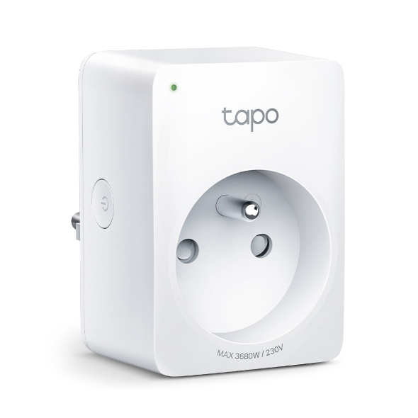 TP-Link Tapo Mini Smart Wi-Fi Socket Energy Monitor 3680 W Hjem Hvid
