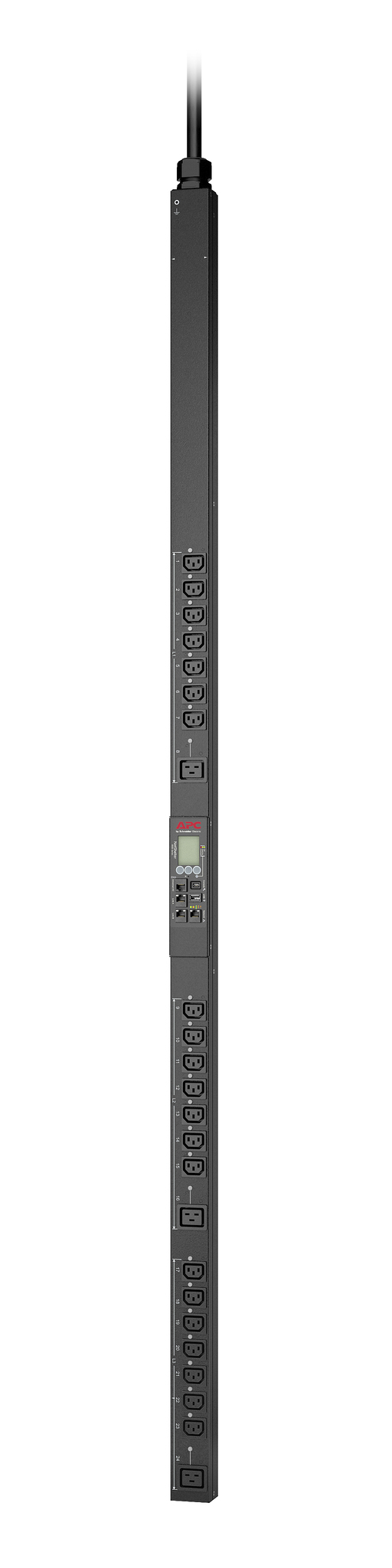 APC APDU9981EU3 strømforsyningsenhed (PDU) 24 AC stikkontakt(er) 0U Sort