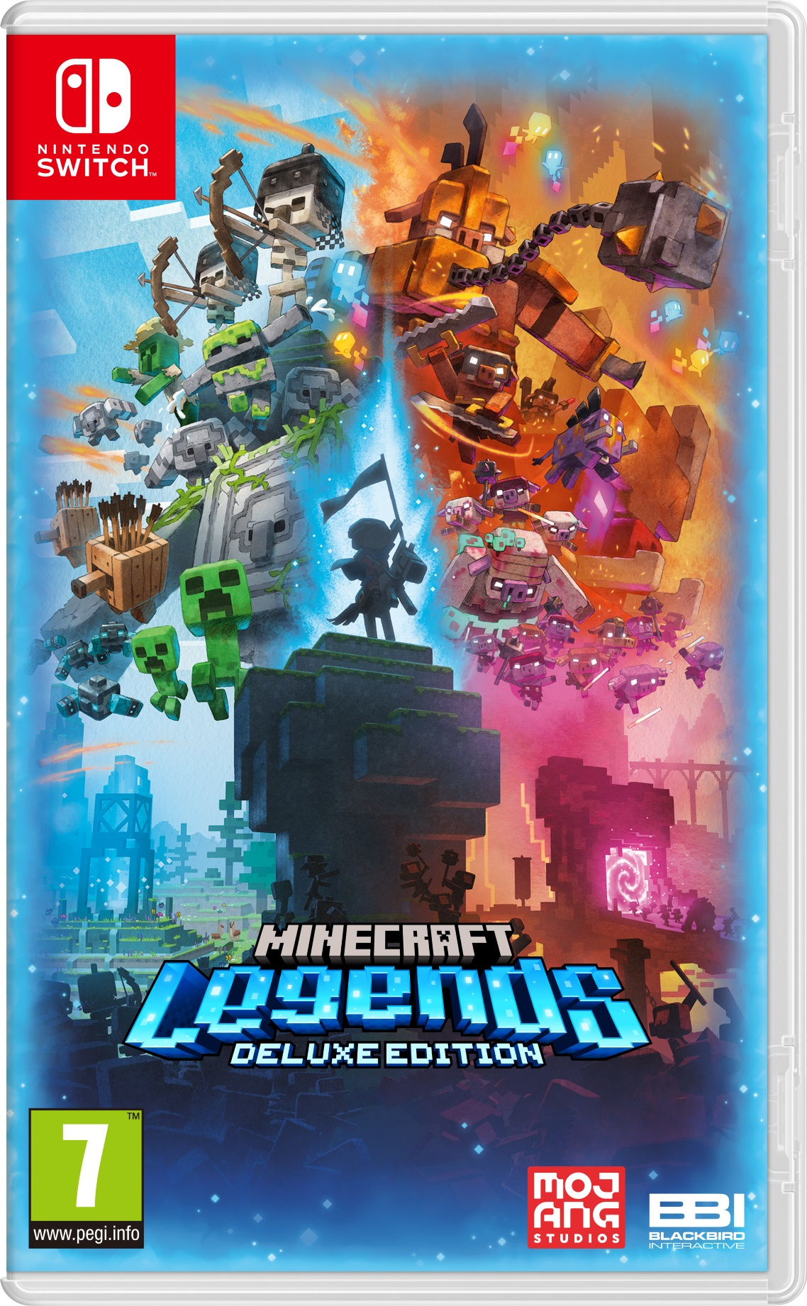 Nintendo Minecraft Legends - Deluxe Edition Forenklet kinesisk, Tysk, Hollandsk, Engelsk, Spansk, Fransk, Italiensk, Japansk, Koreansk, Portugisisk, Russisk Nintendo Switch