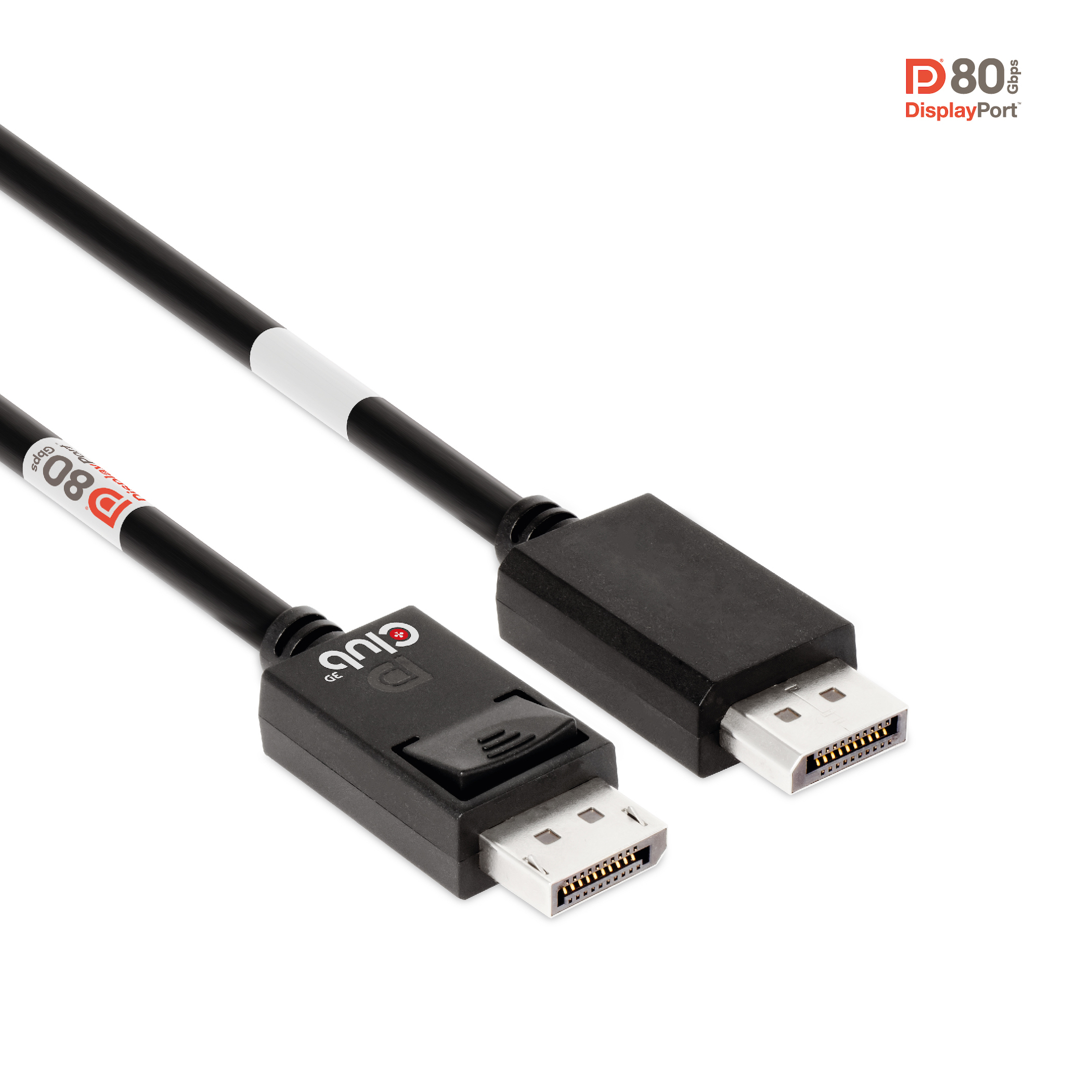 CLUB3D CAC-1091 DisplayPort kabel 1,2 m Sort