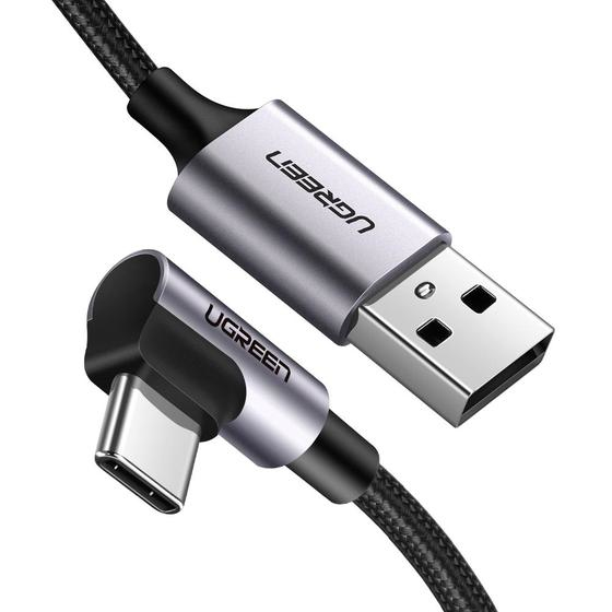 Ugreen 50940 USB-kabel USB 2.0 5 m USB A USB C Sort, Sølv