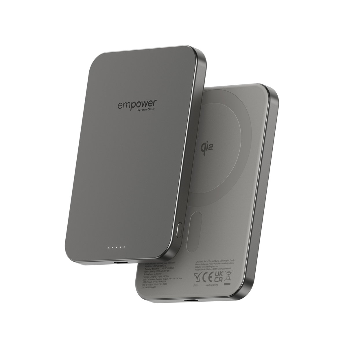 PanzerGlass empower™ by ® empower™ Bank | 5000mAh | Titanium