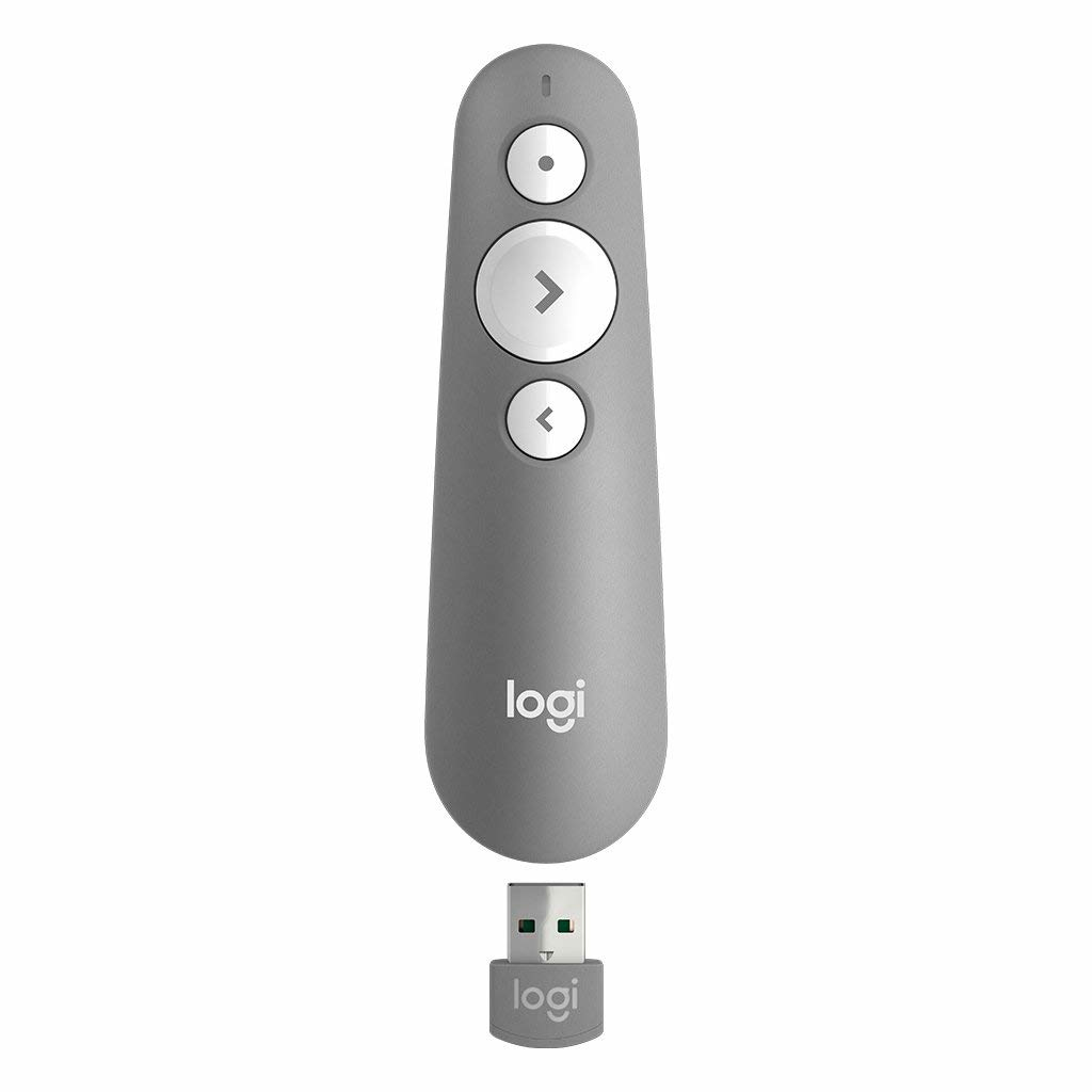 Logitech R500 trådløs præsentationsenhed Bluetooth/RF Grå