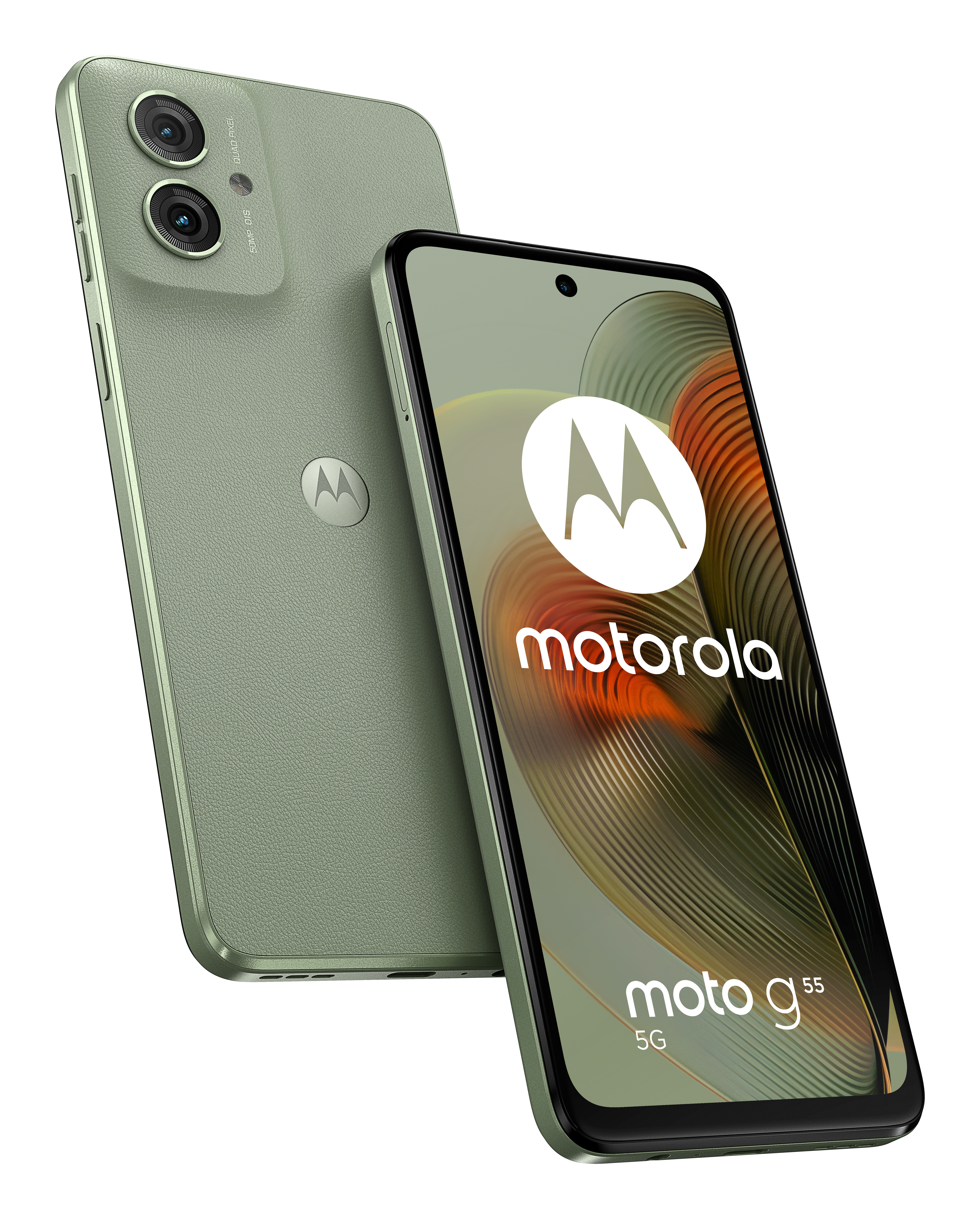 Motorola moto g55 5G 16,5 cm (6.49") Dual SIM Android 14 USB Type-C 8 GB 256 GB 5000 mAh Grøn