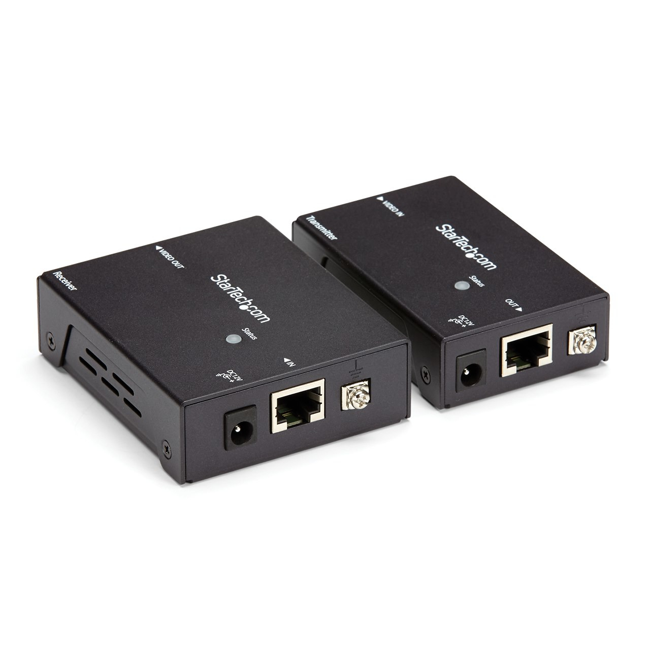StarTech.com ST121HDBTE AV forlænger AV sender & modtager Sort