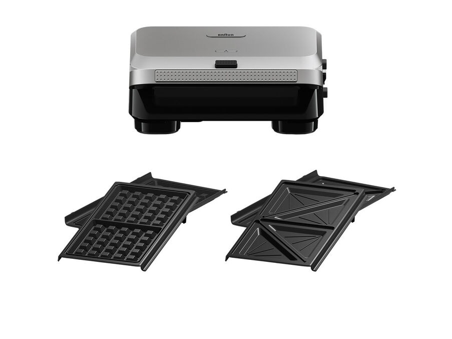 Braun SnackMaker 5 SM5005 sandwichtoaster 800 W Sølv