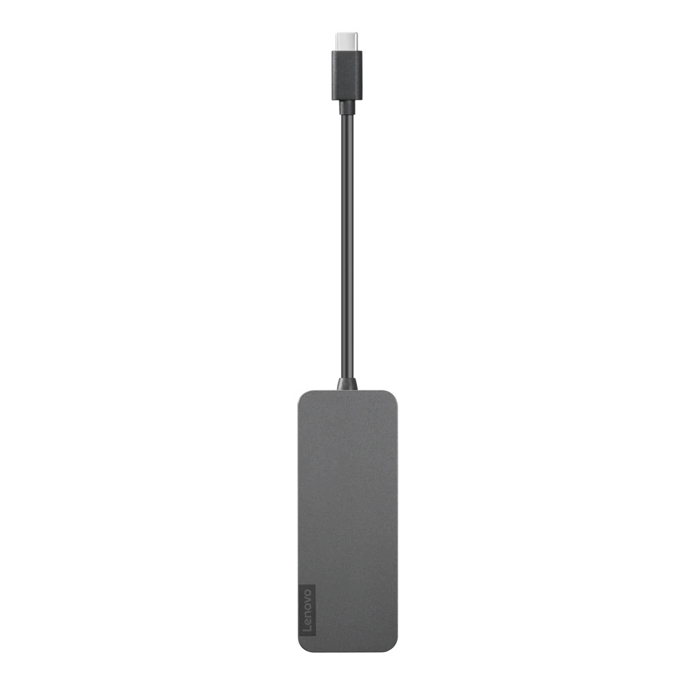 Lenovo 4X90X21427 interface hub USB 3.2 Gen 2 (3.1 Gen 2) Type-C 20000 Mbit/s Grå