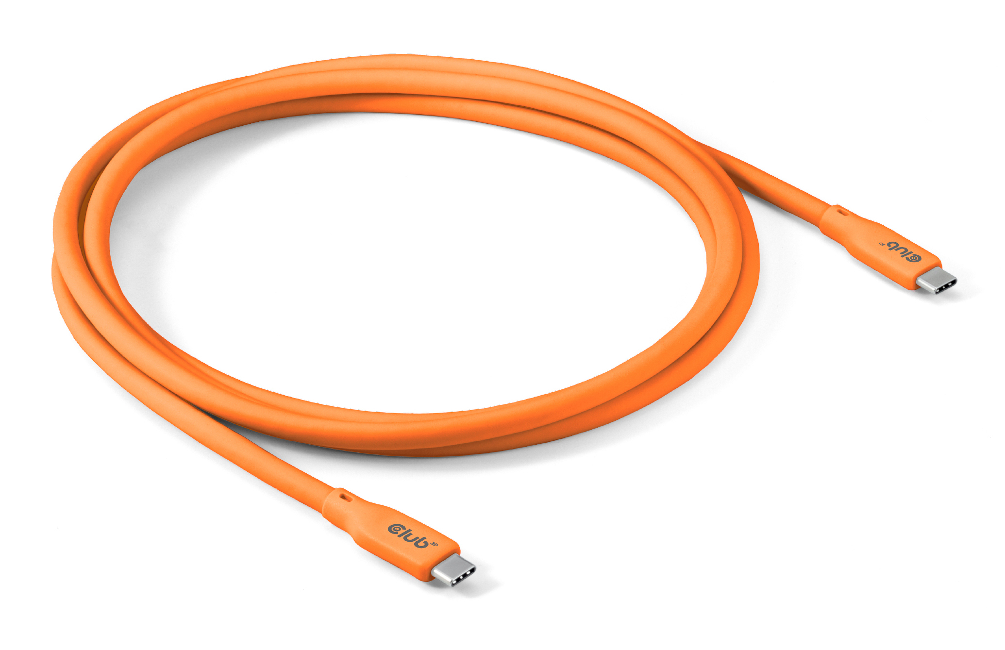 CLUB3D USB C cable orange