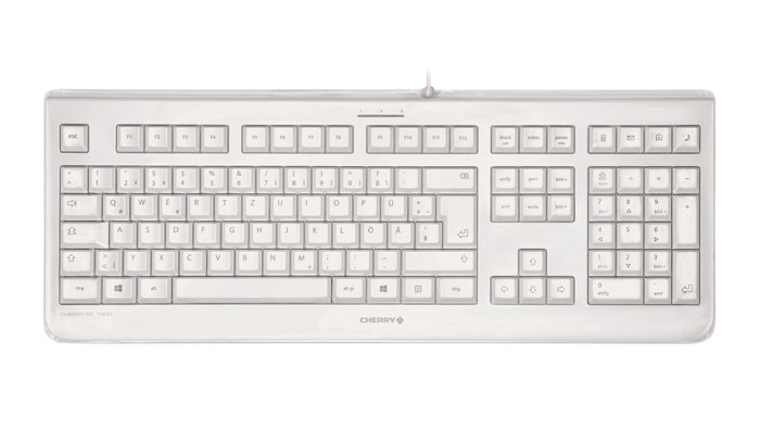 CHERRY KC 1068 tastatur USB Schweizisk Grå