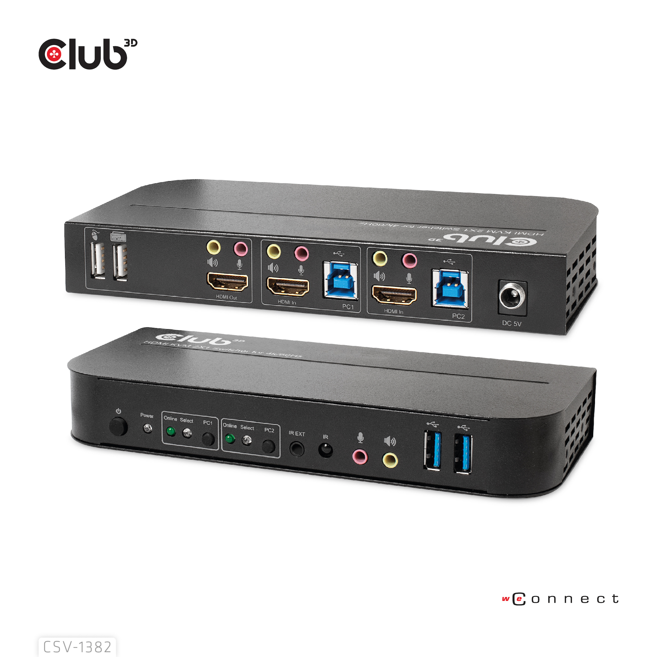 CLUB3D CSV-1382 KVM Switch Sort