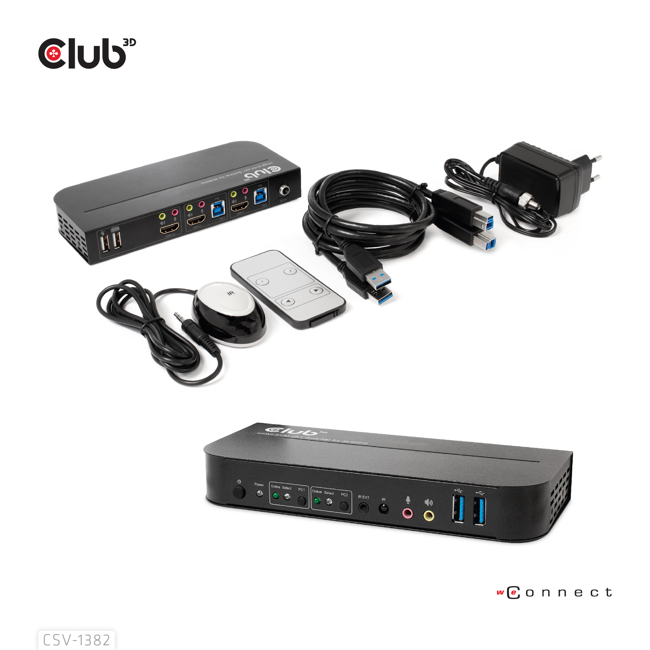 CLUB3D CSV-1382 KVM Switch Sort