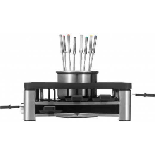 WMF Lumero 0415480011 raclette grill 8 person(er) 1960 W Sort, Rustfrit stål