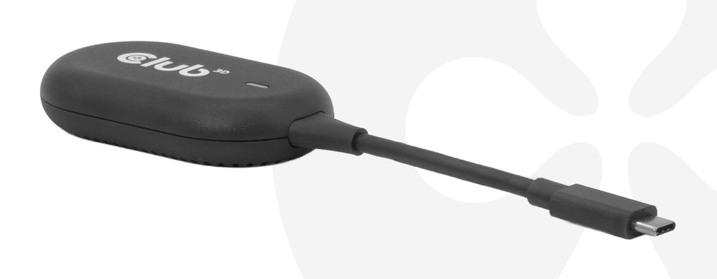 CLUB3D CSV-2570 AV forlænger AV sender & modtager Sort