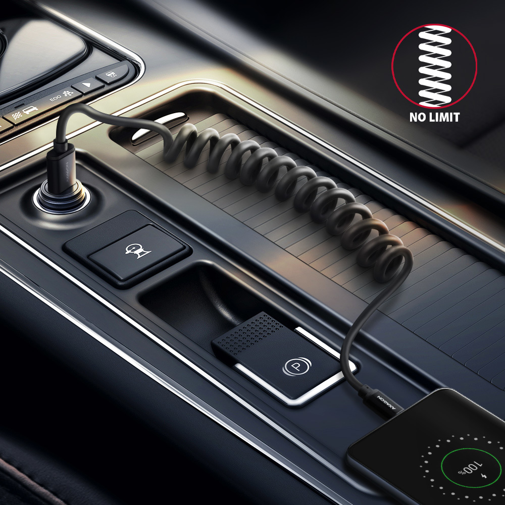 Axagon BUCM-AM10TB USB-kabel USB 2.0 0,6 m USB C USB A Sort