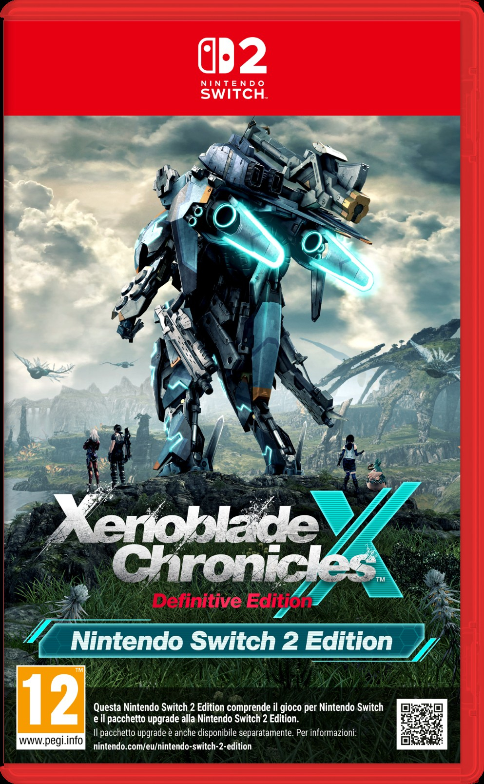 Nintendo Xenoblade Chronicles X: Definitive Edition ( Switch 2) Endelig Tysk, Engelsk, Spansk, Fransk, Italiensk, Japansk, Koreansk Nintendo Switch 2