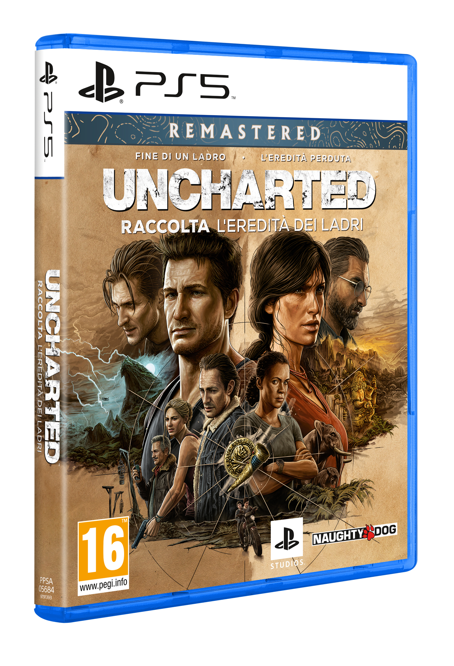 Sony Uncharted: Raccolta L'Eredità dei ladri Samling Engelsk, Italiensk PlayStation 5