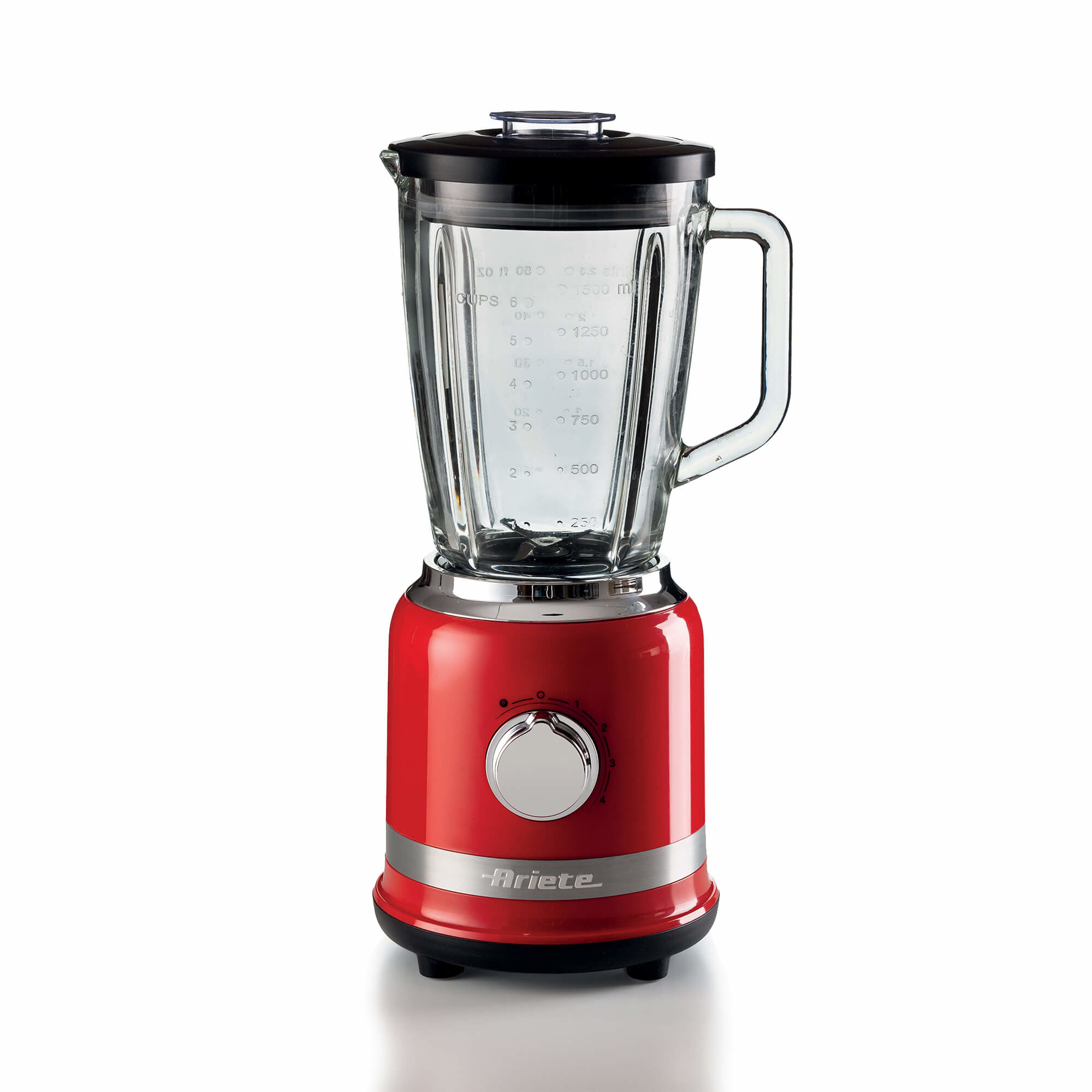 Ariete 0585/00 1,5 L Bordplade blender 1000 W Rød, Rustfrit stål