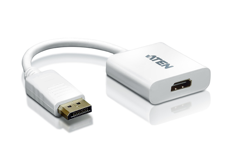 ATEN VC985-AT videokabel adapter DisplayPort HDMI Hvid