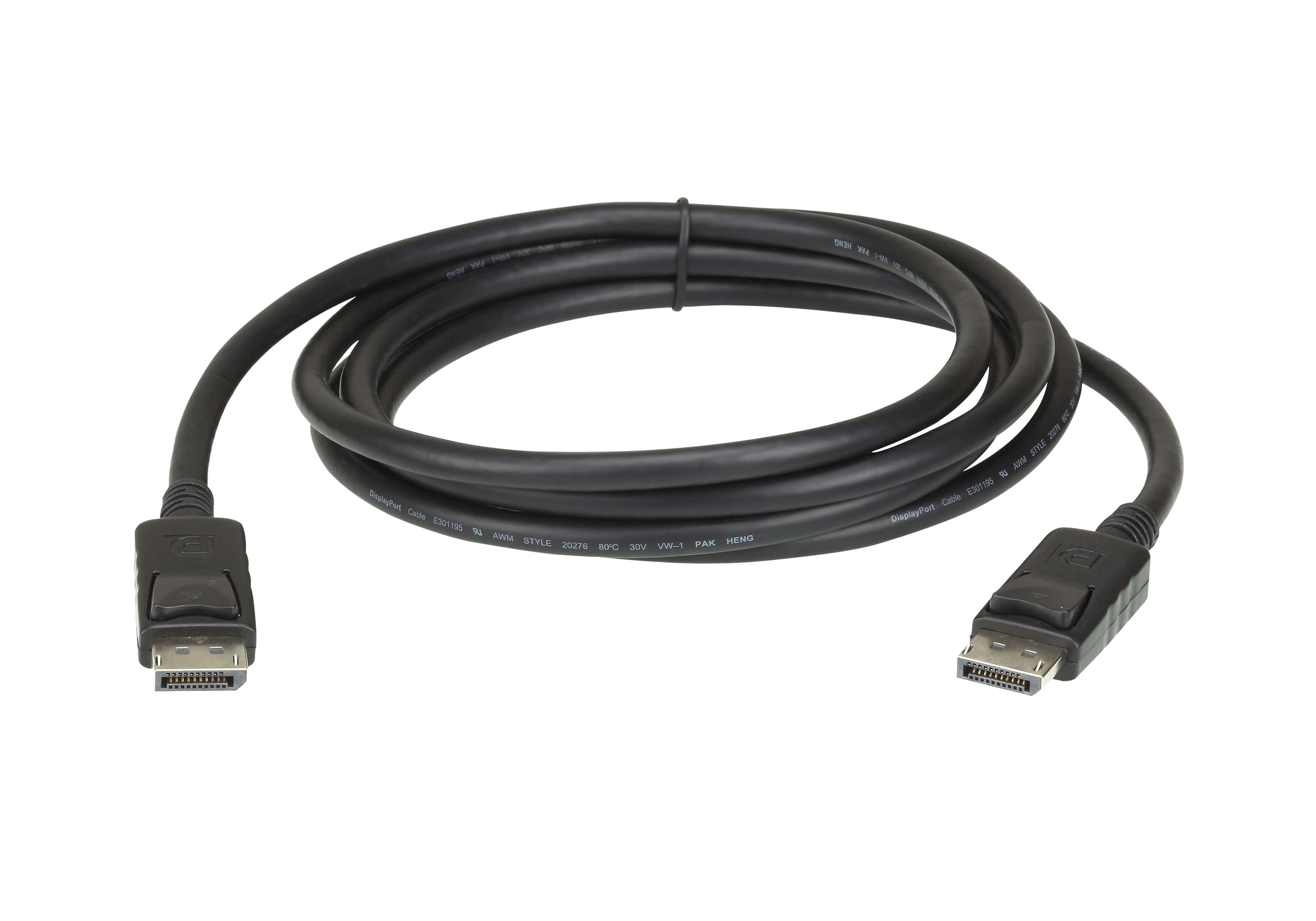 ATEN 2L-7D03DP DisplayPort kabel 3 m Sort